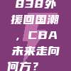 838外援回国潮，CBA未来走向何方？🌏